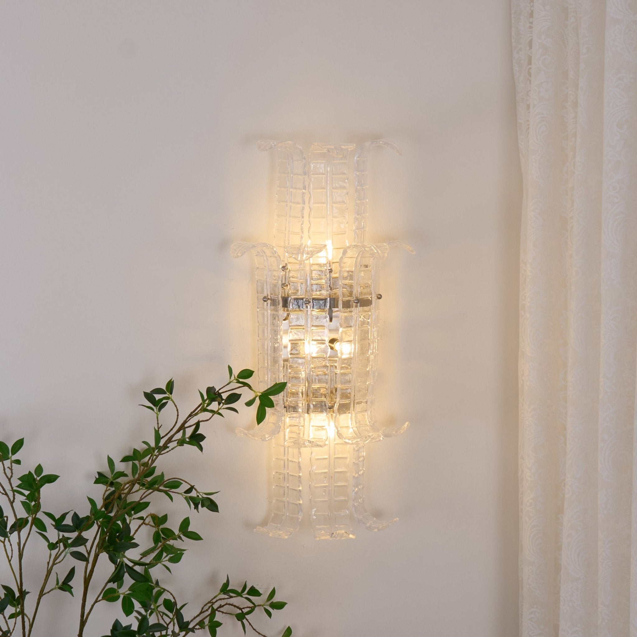 Aveline Murano Glass Wall Sconce