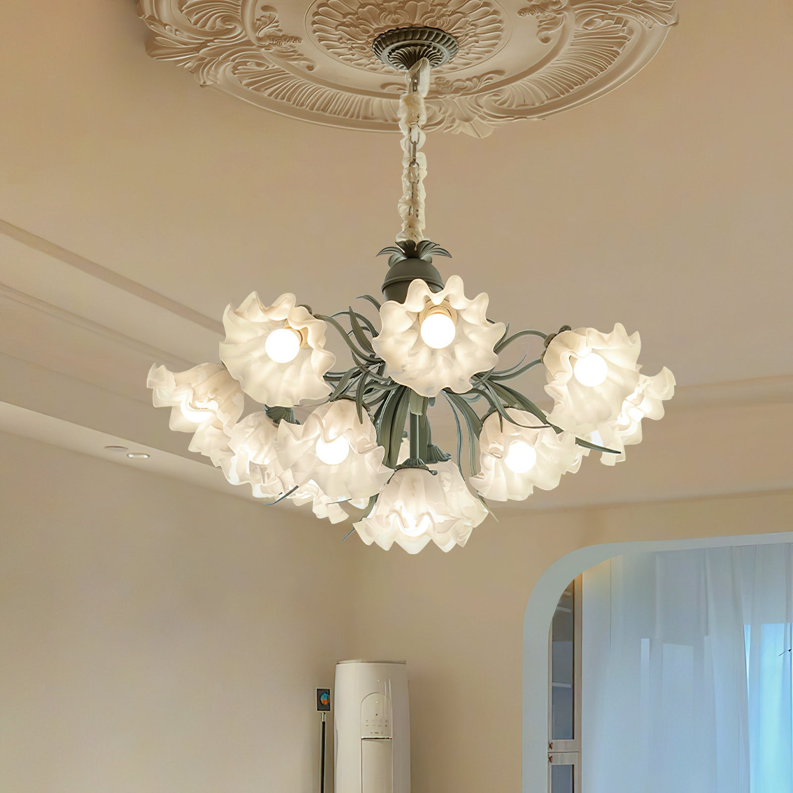 Lily of the Valley Flower Chandelier