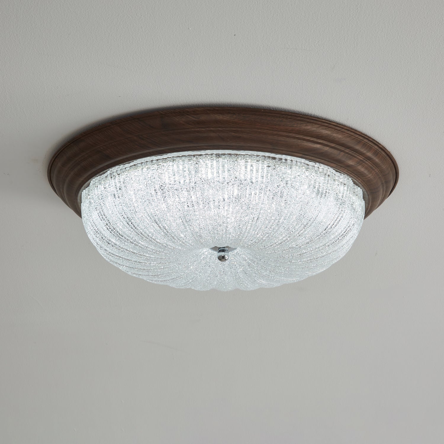 Celestia Walnut Ceiling Light