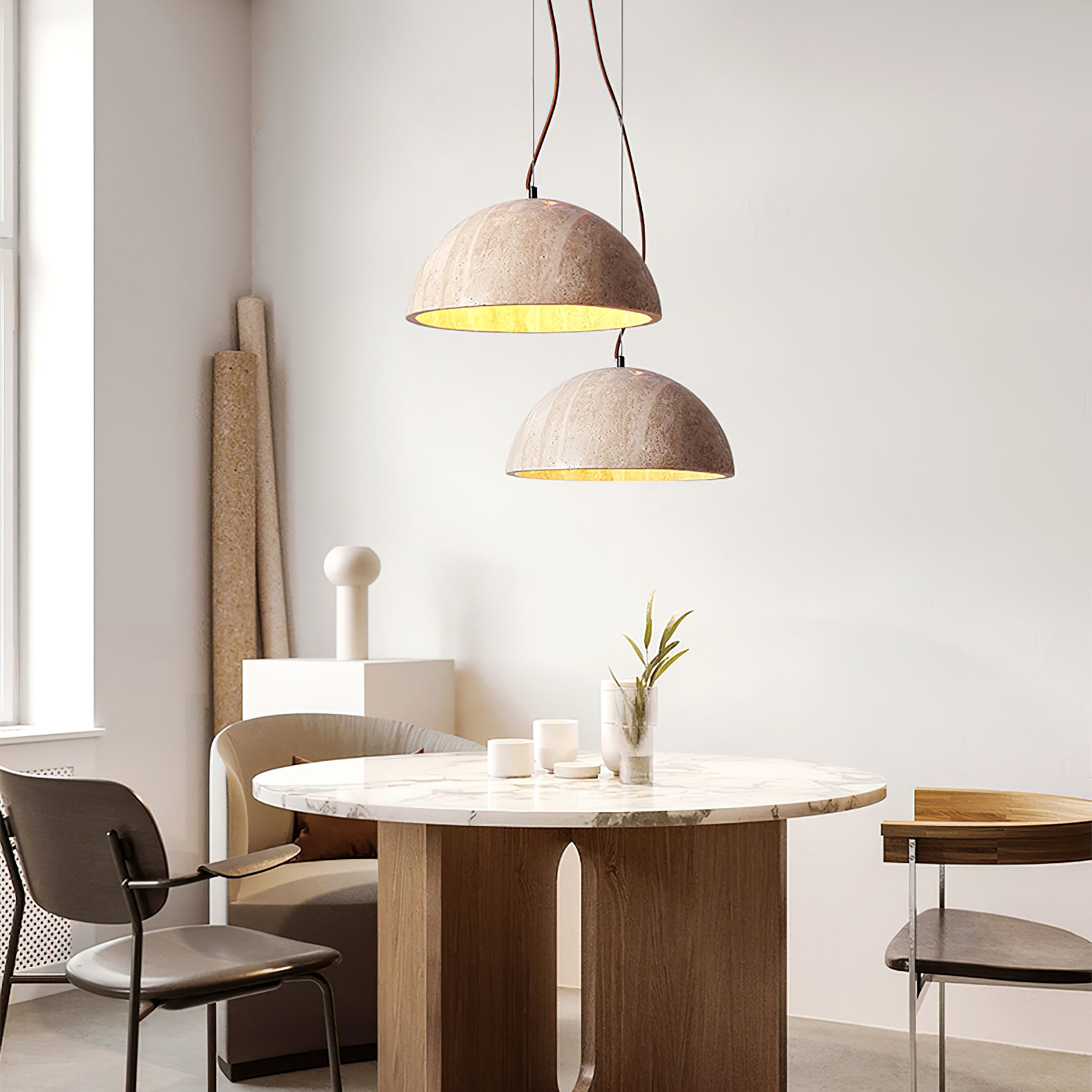 Crescent Glow Pendant Lamp