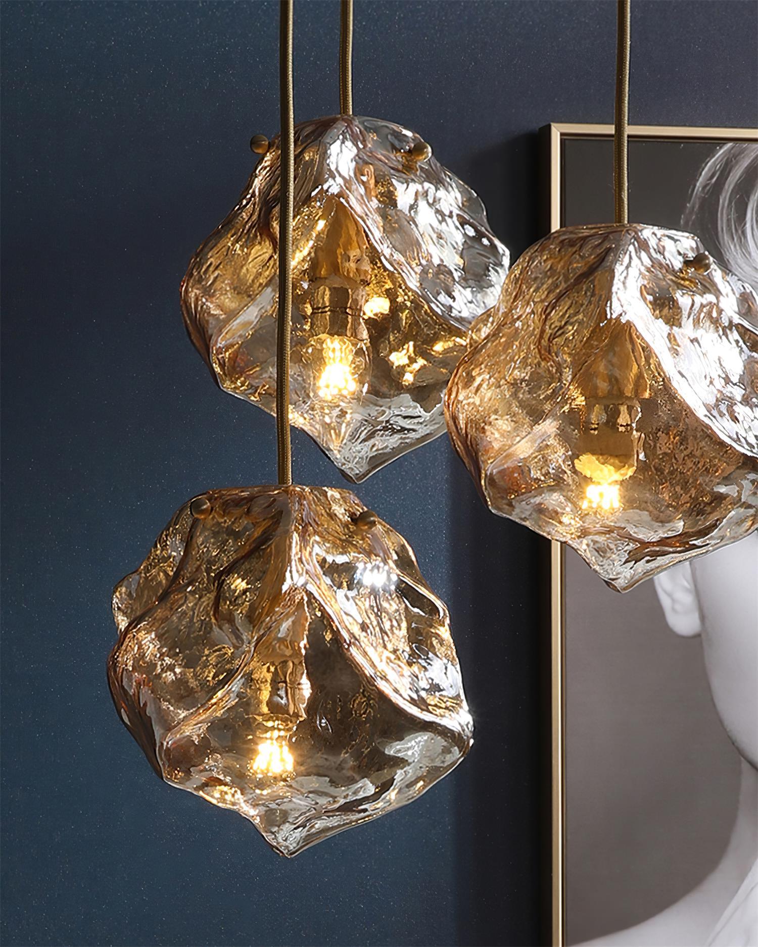 Illyria Ice Glass Pendant Lamp