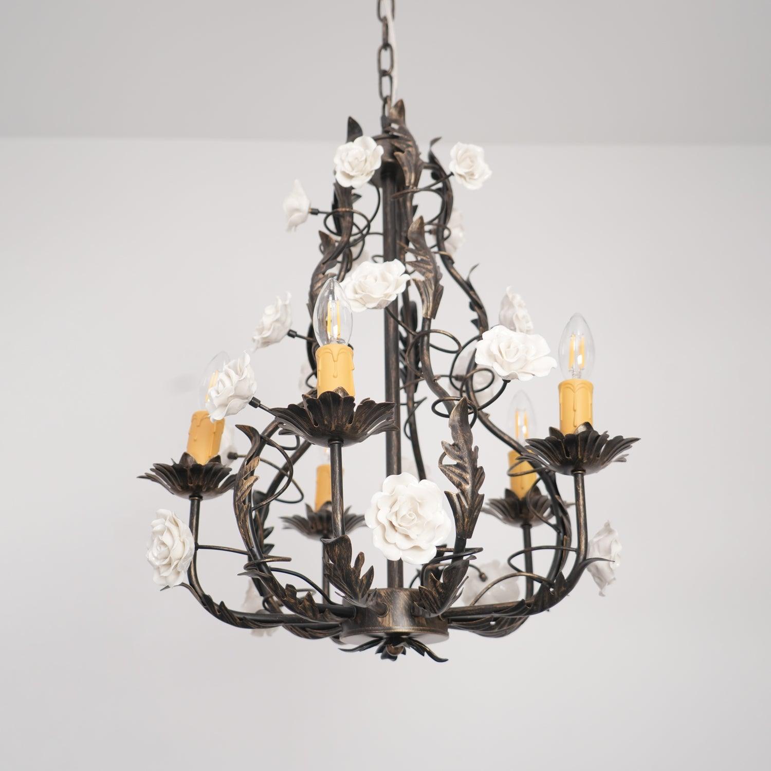 Florentine Rose Garden Chandelier