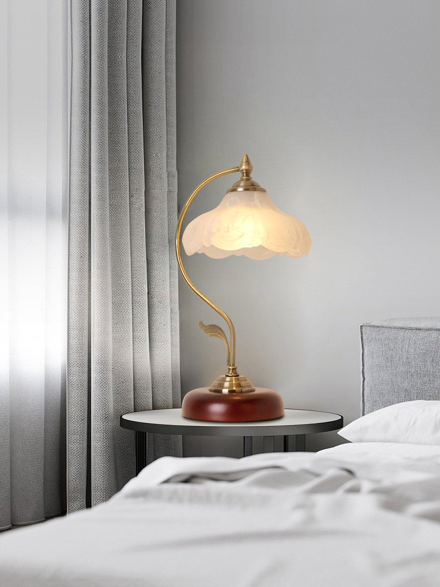 Brown Dome Table Lamp