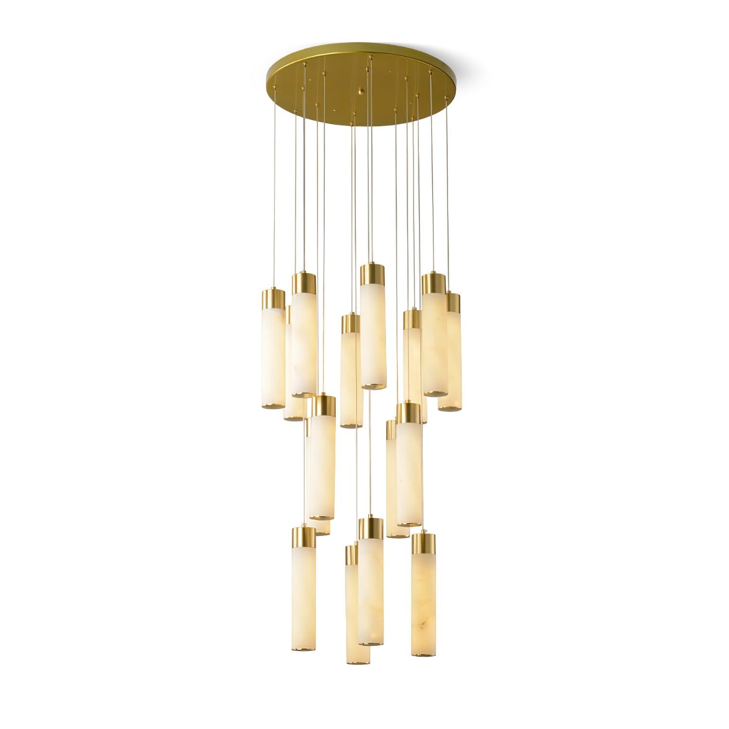 Celestial Alabaster Cascade Chandelier