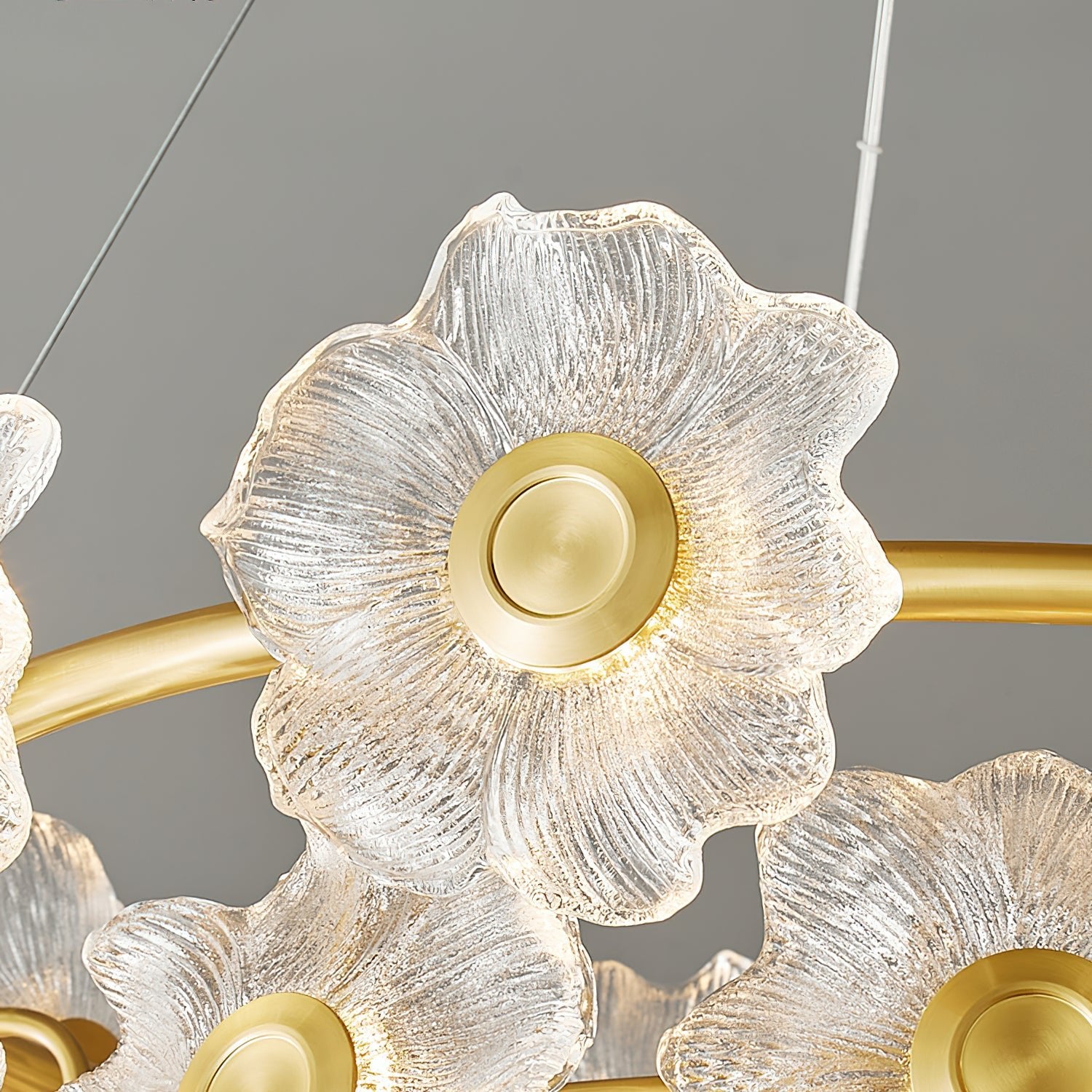 Flora Glass Chandelier