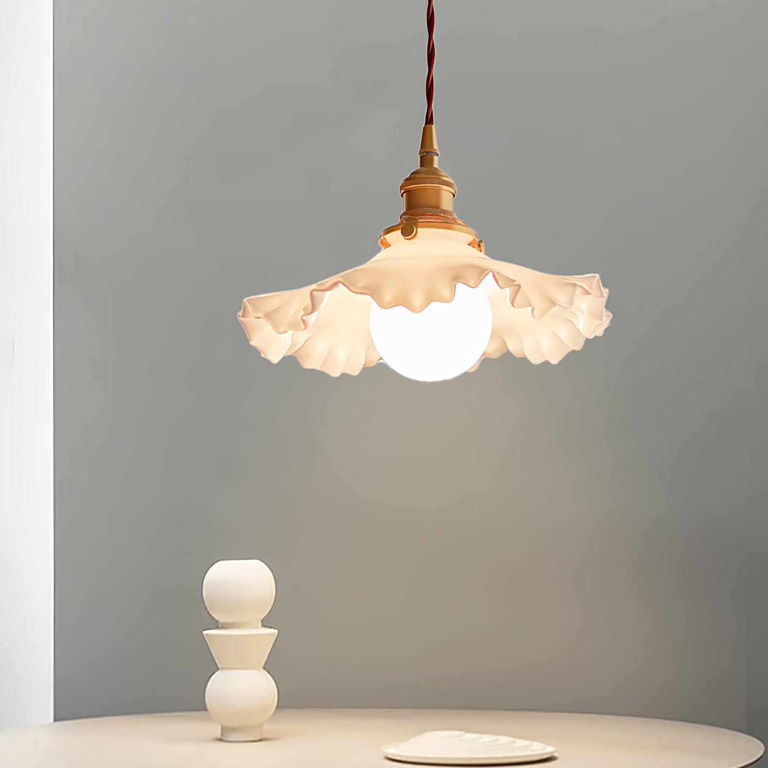 Small Floral Pendant Lamp