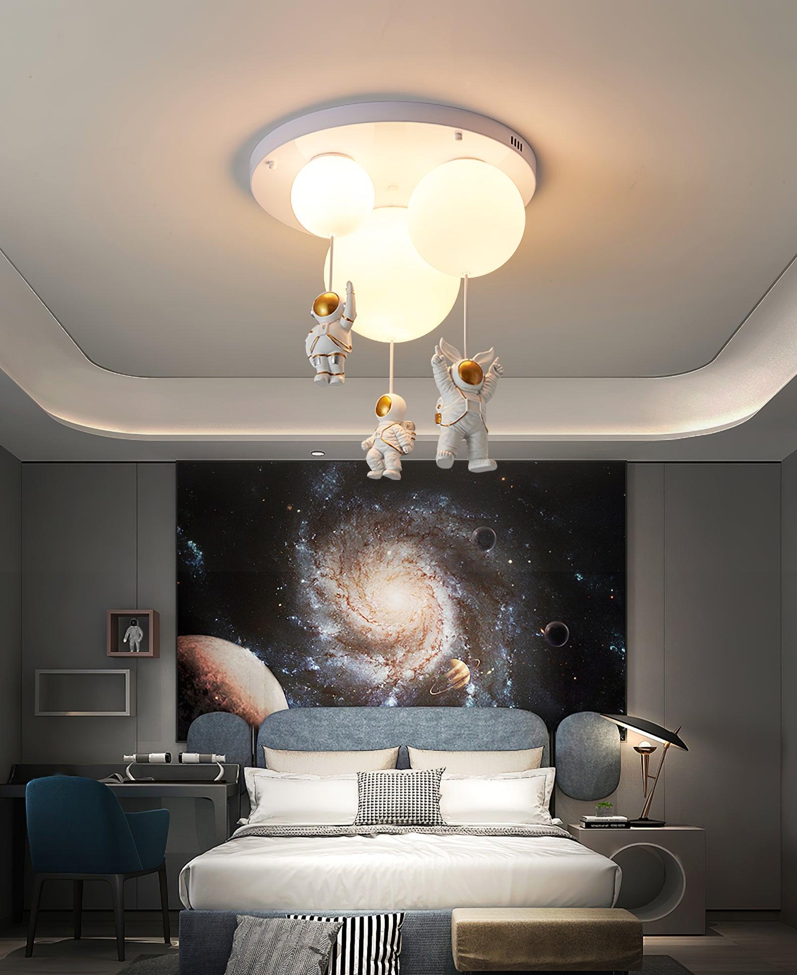 Frosted Balloon Combination Ceiling Lamp