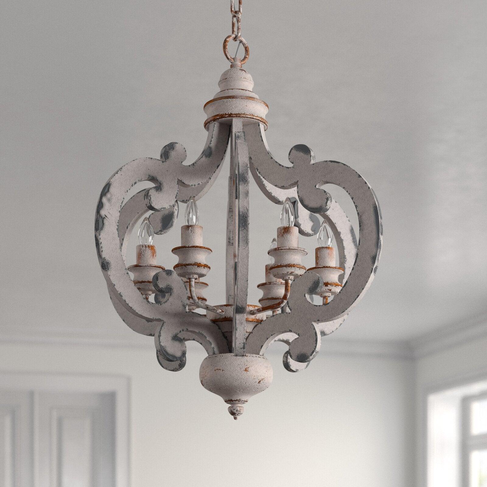 Antique White Style Chandelier