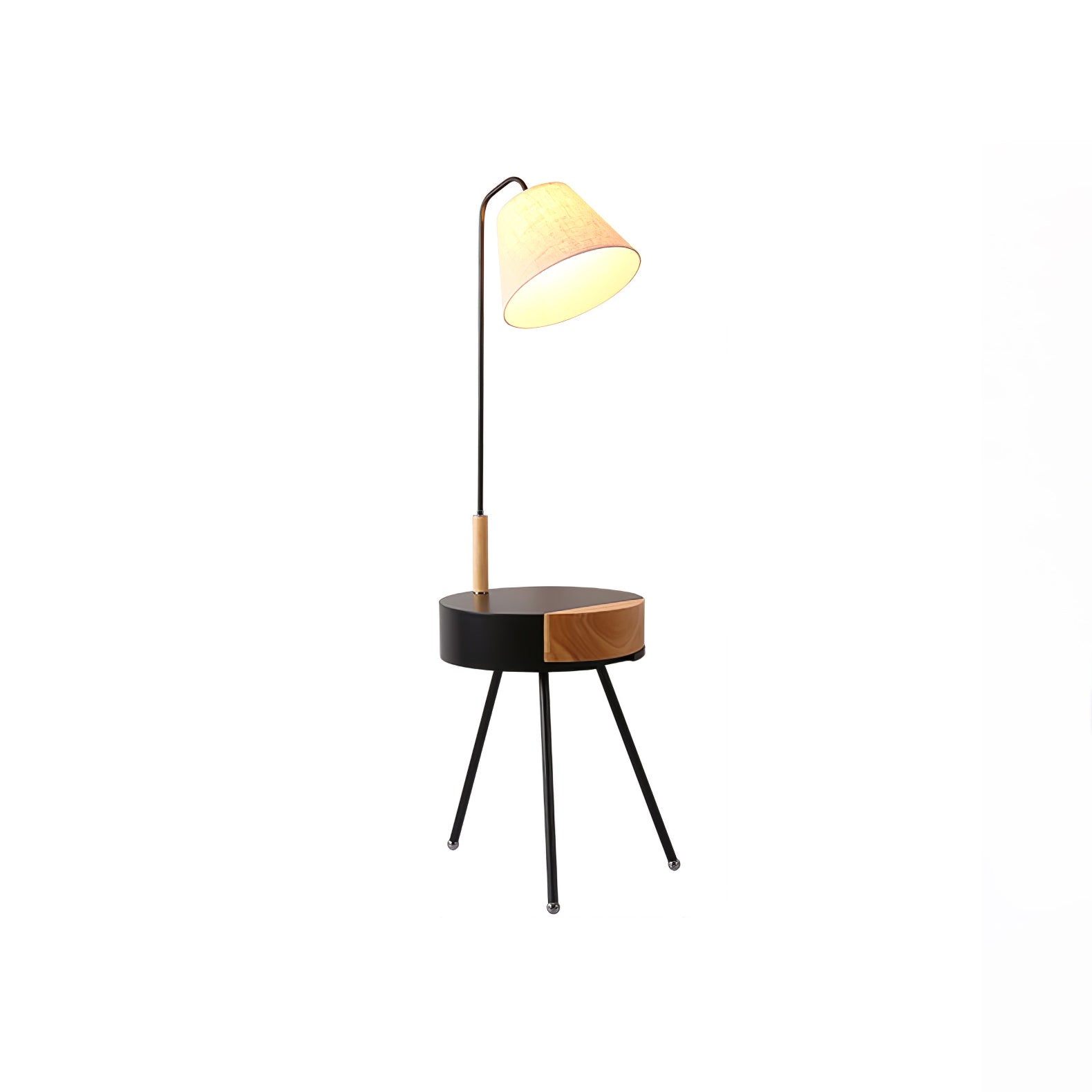 Tripod Fabric Floor Lamp