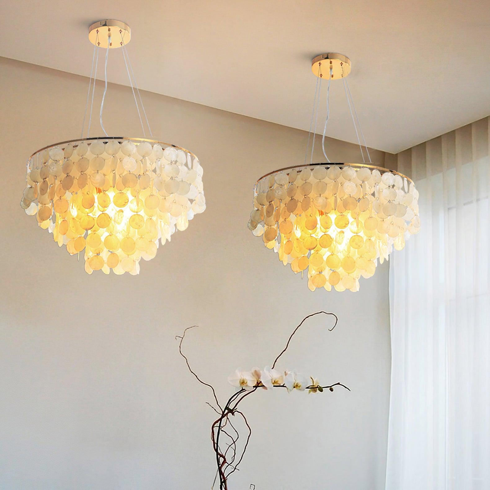 Shell Wind Chime Chandelier