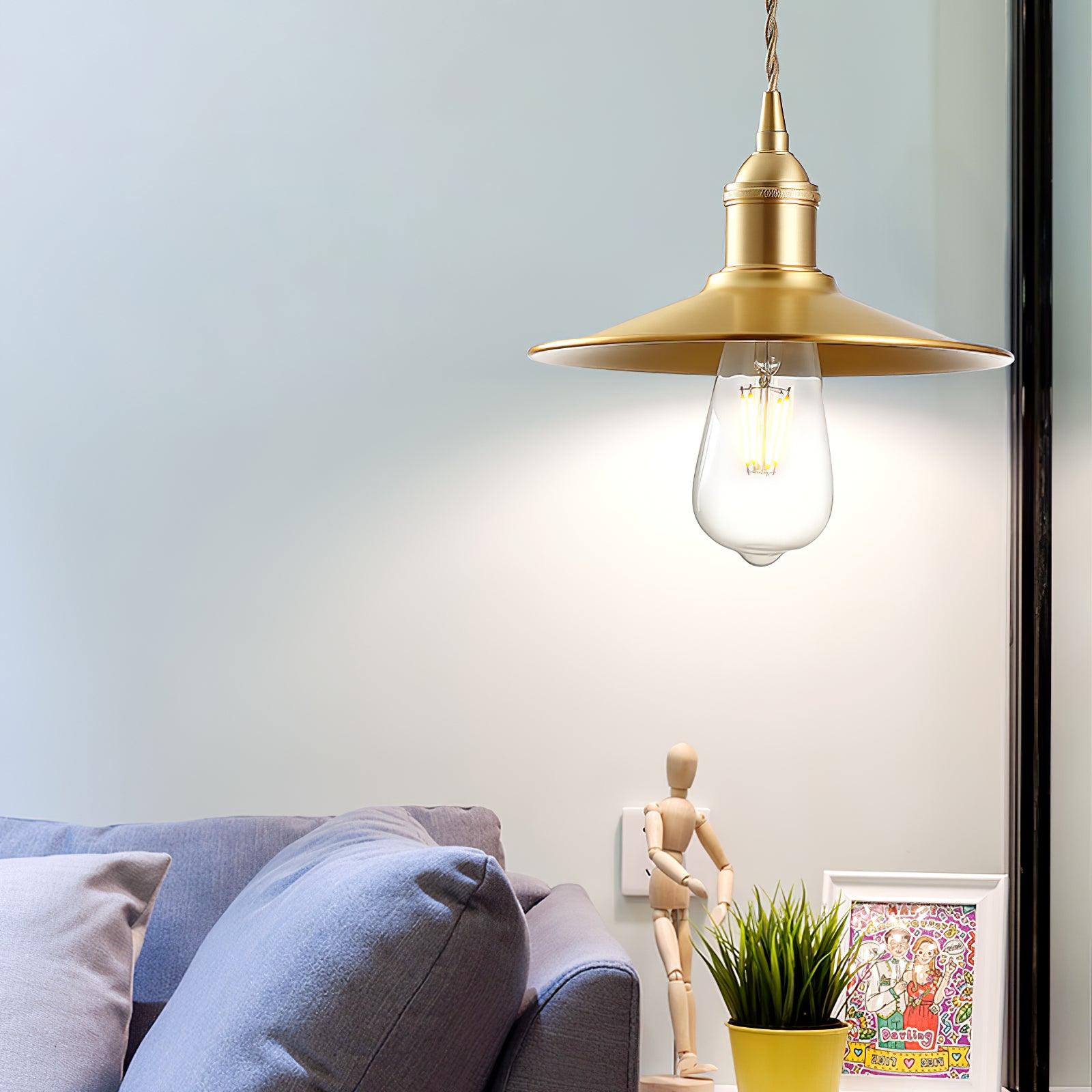 Sleek Flat Pendant Lamp