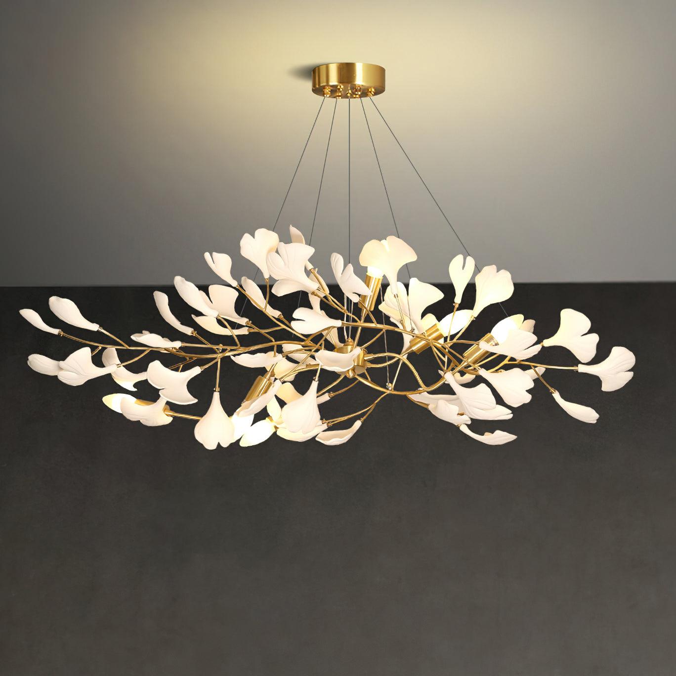 Gingko Chandelier I