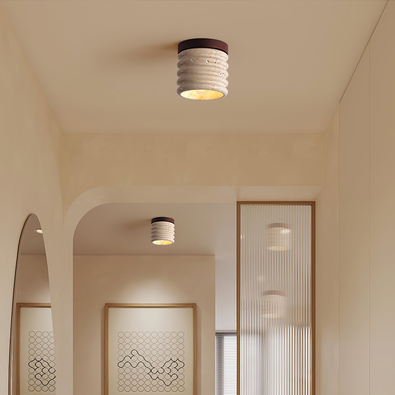 Ridge Artisan Ceiling Lamp