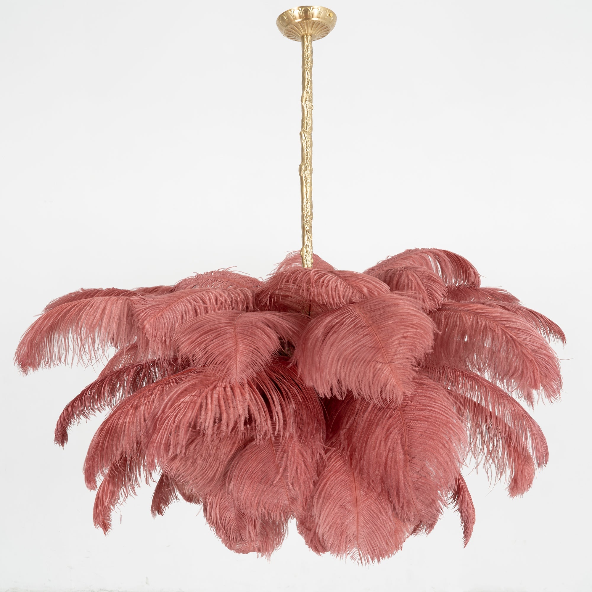 Ostrich Feather Chandelier