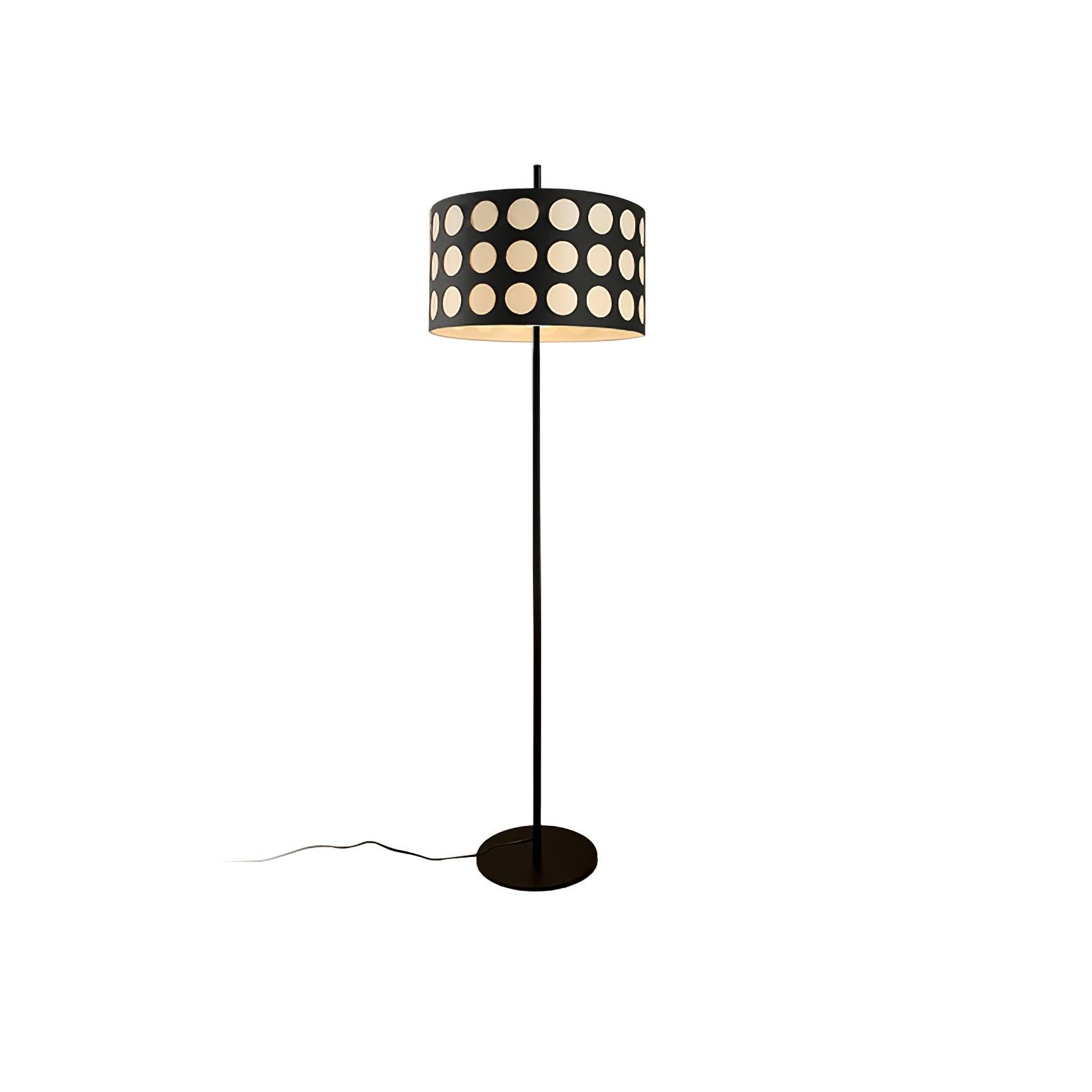 Polka Arc Fabric Floor Lamp