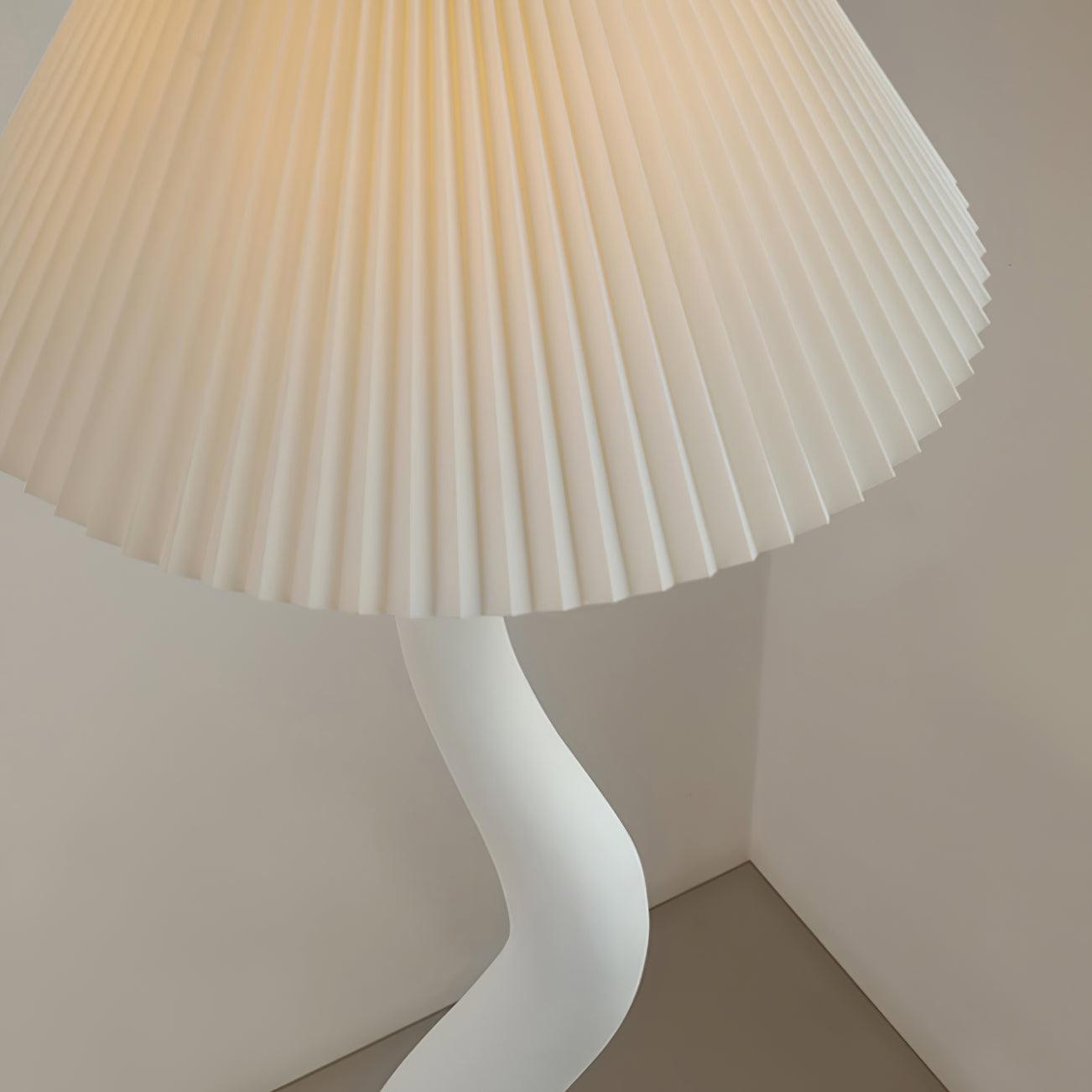 Twisted Pleated Floor Lamp