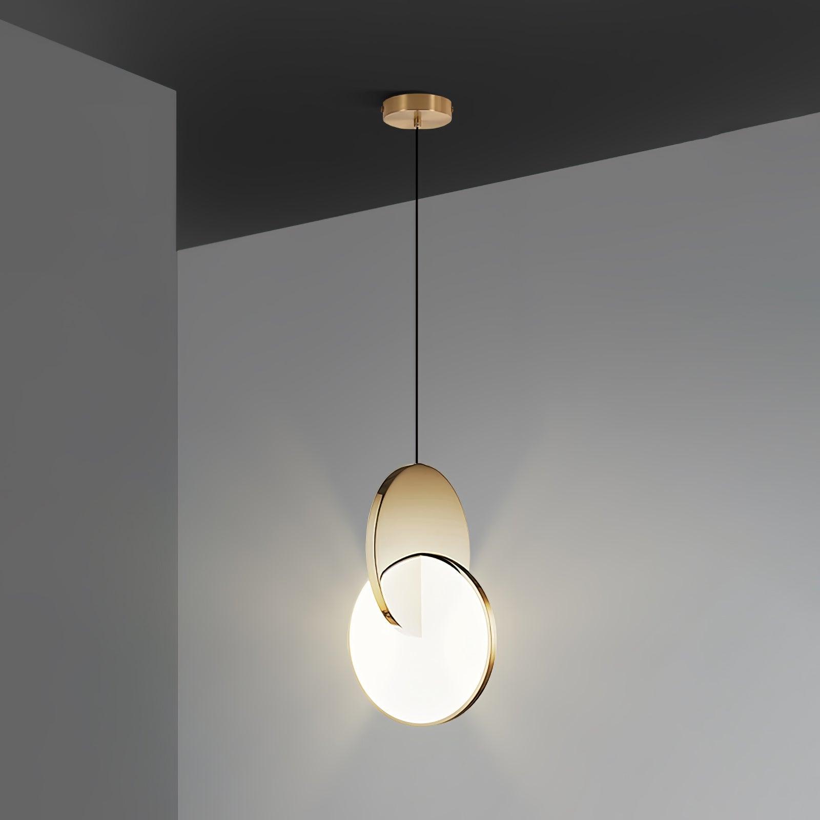 Double Disk Pendant Lamp