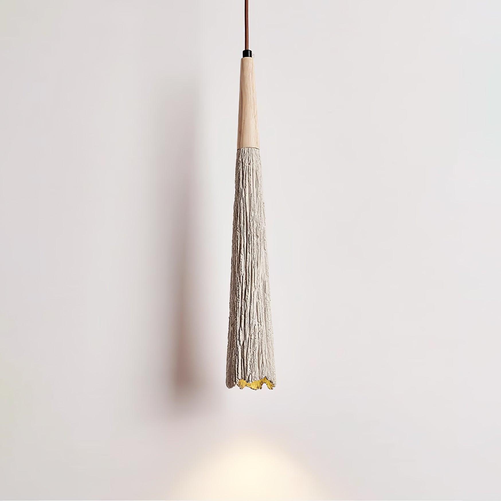 Concrete Pleated Pendant Lamp