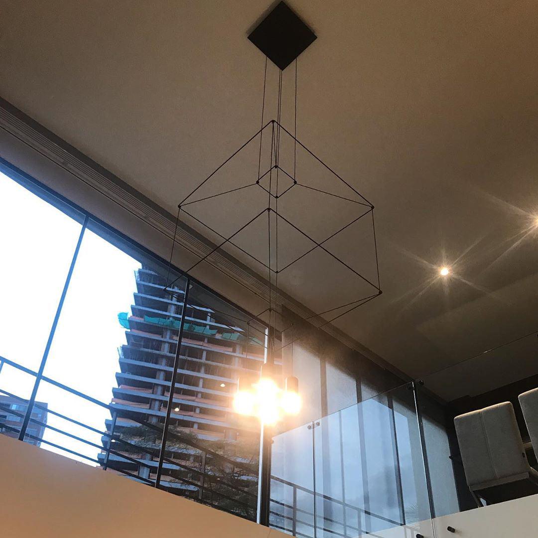 Geometric Lines Pendant Lamp