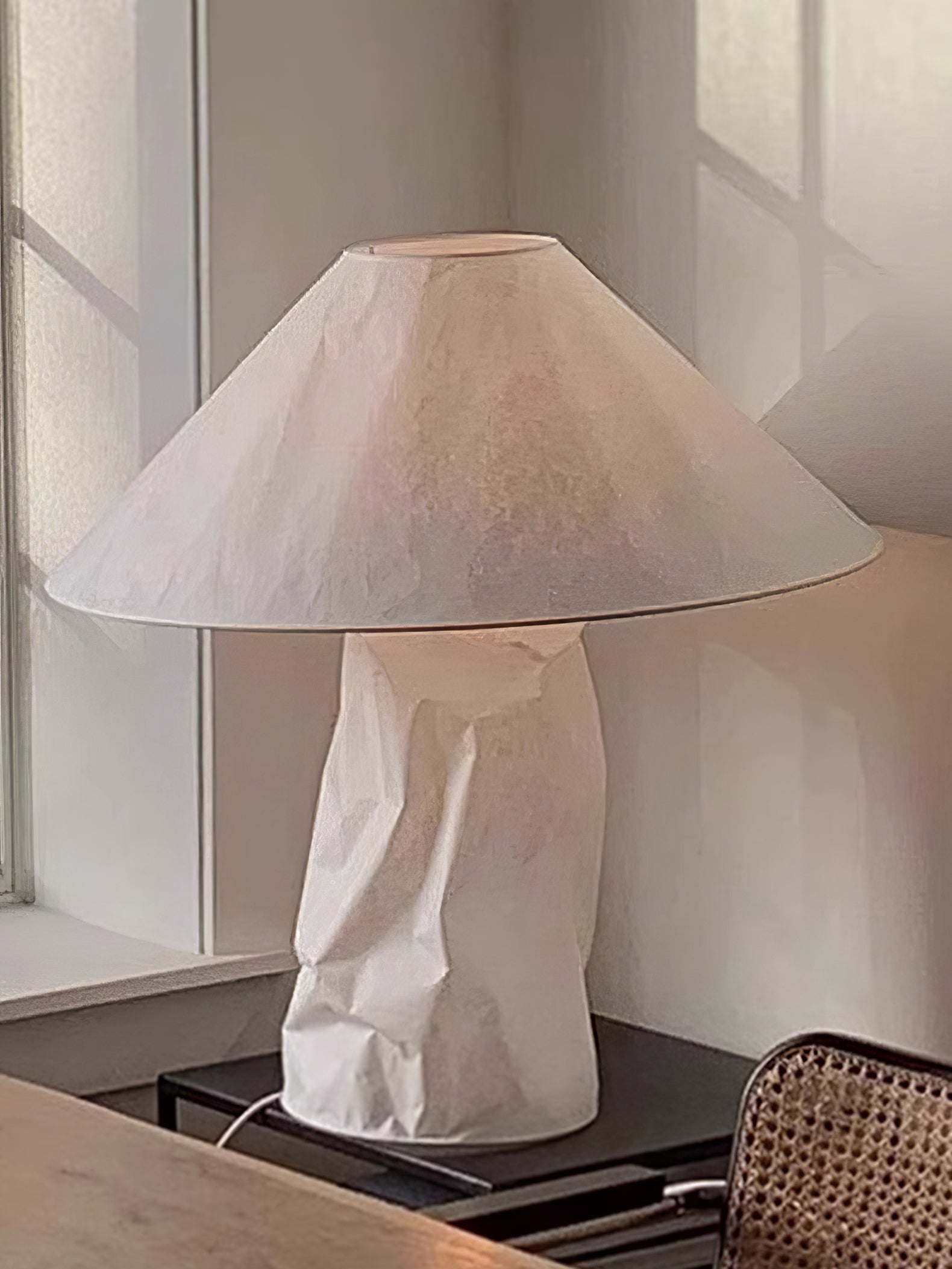 Crinkle Paper Table Lamp