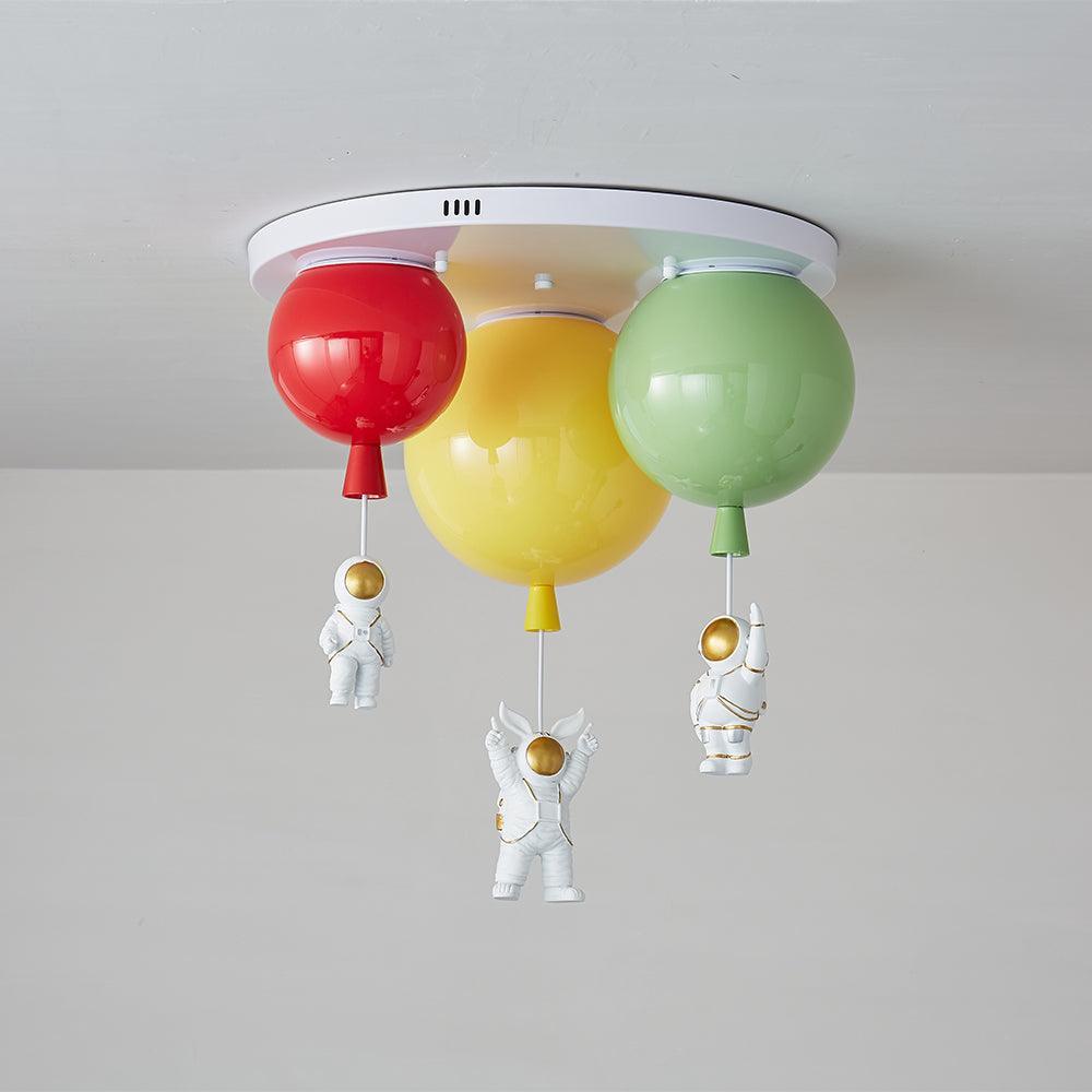 Astronaut Glossy Balloon Ceiling Lamp