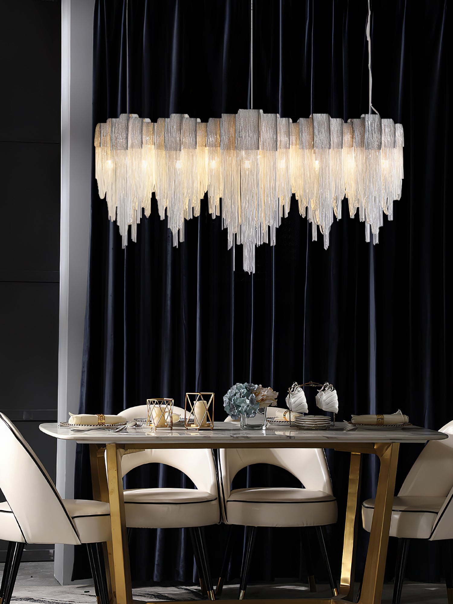 Length Chains Chandelier