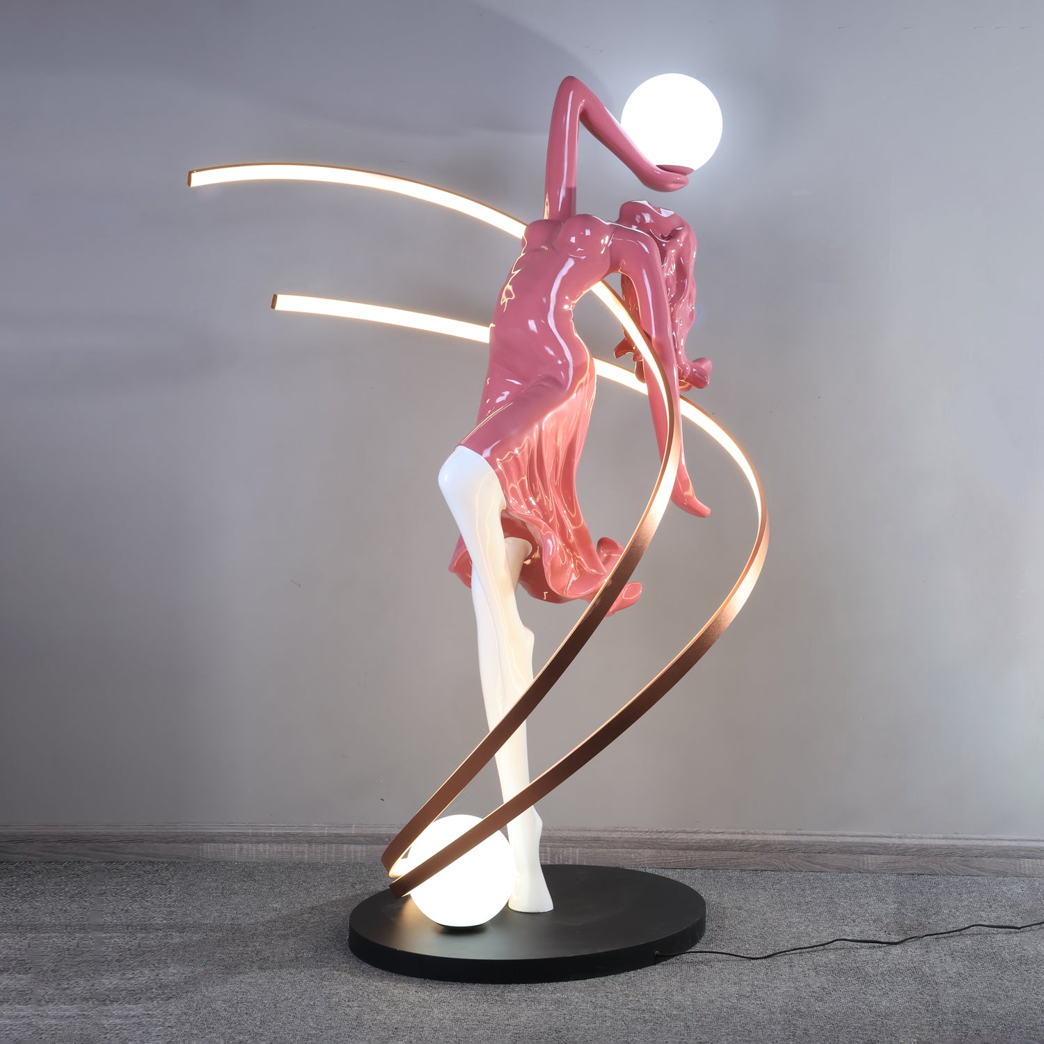 Misha Goddess Statue Floor Lamp