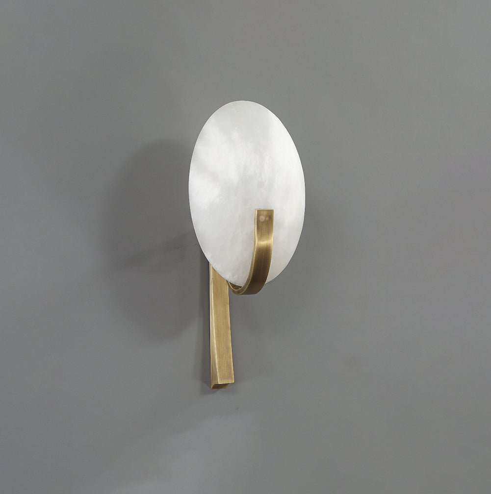 Alice Alabaster Plug-in Wall Lamp