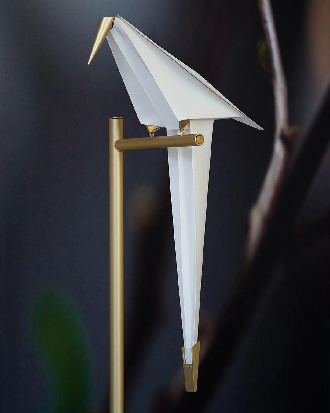 Paper Crane Bird Floor Lamp