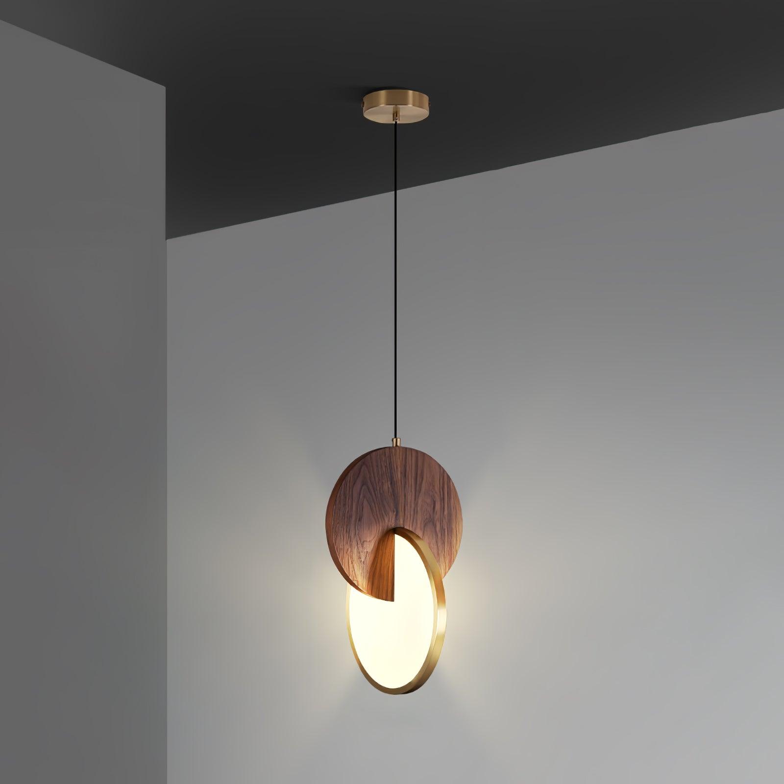 Double Disk Pendant Lamp