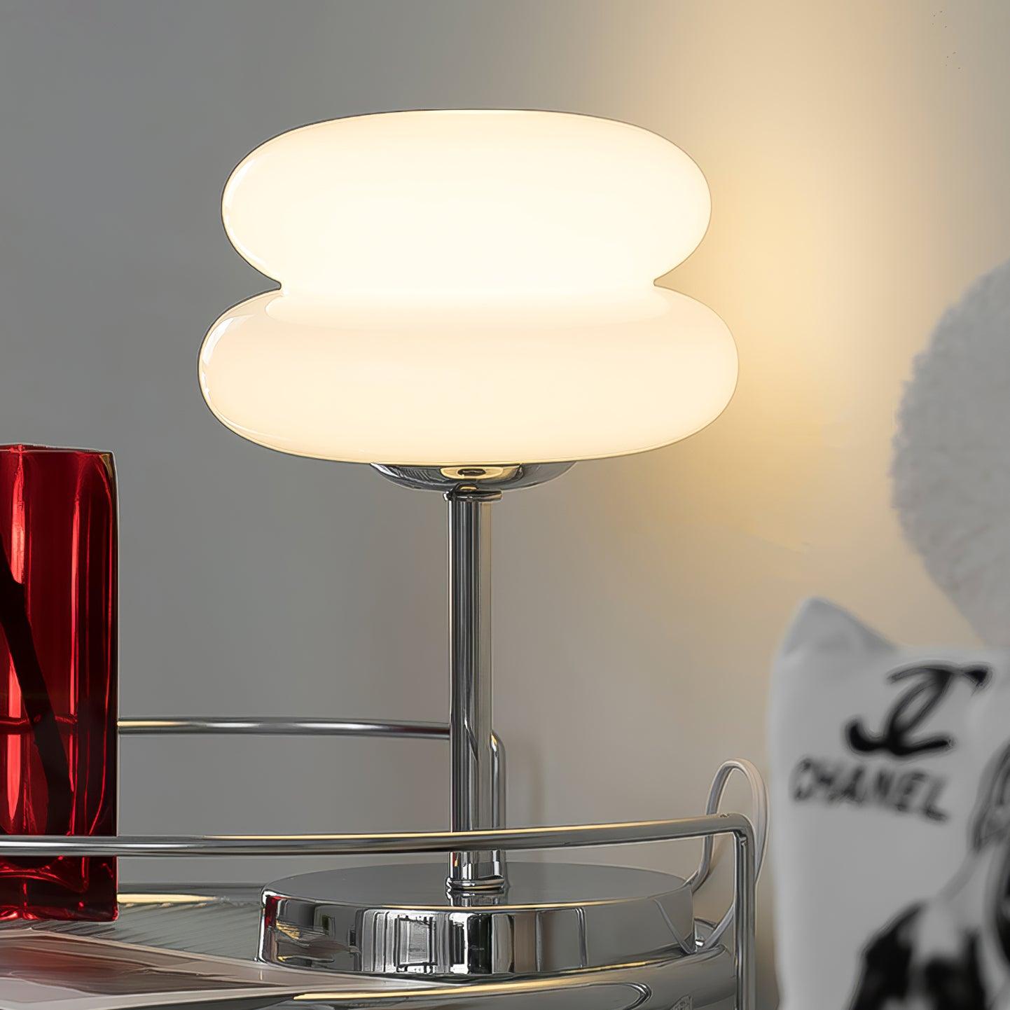 Saturn Glide Glass Table Lamp