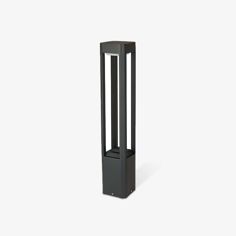 Rectangular Column Garden Outdoor Light