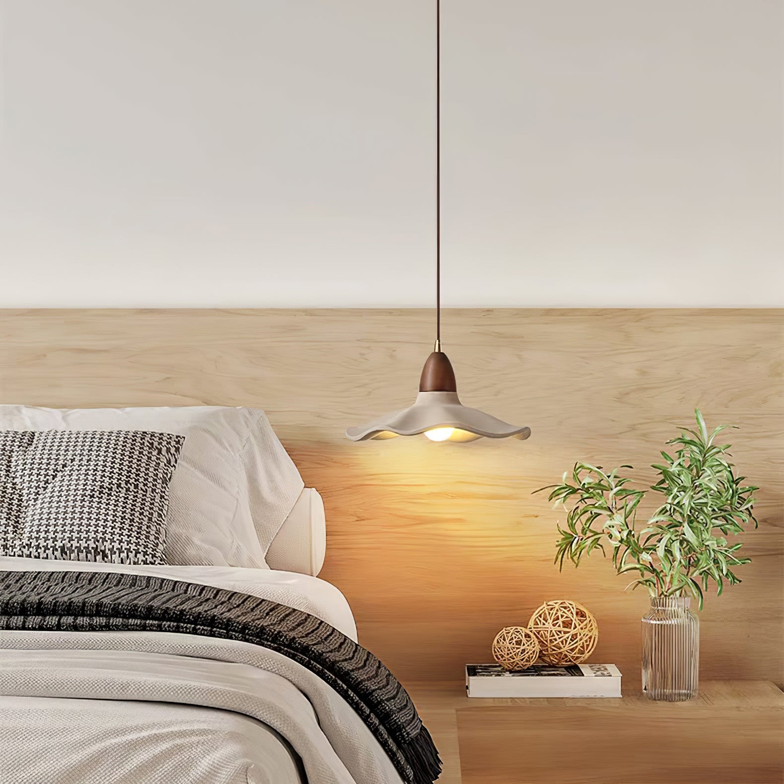 Cement Wave Pendant Light