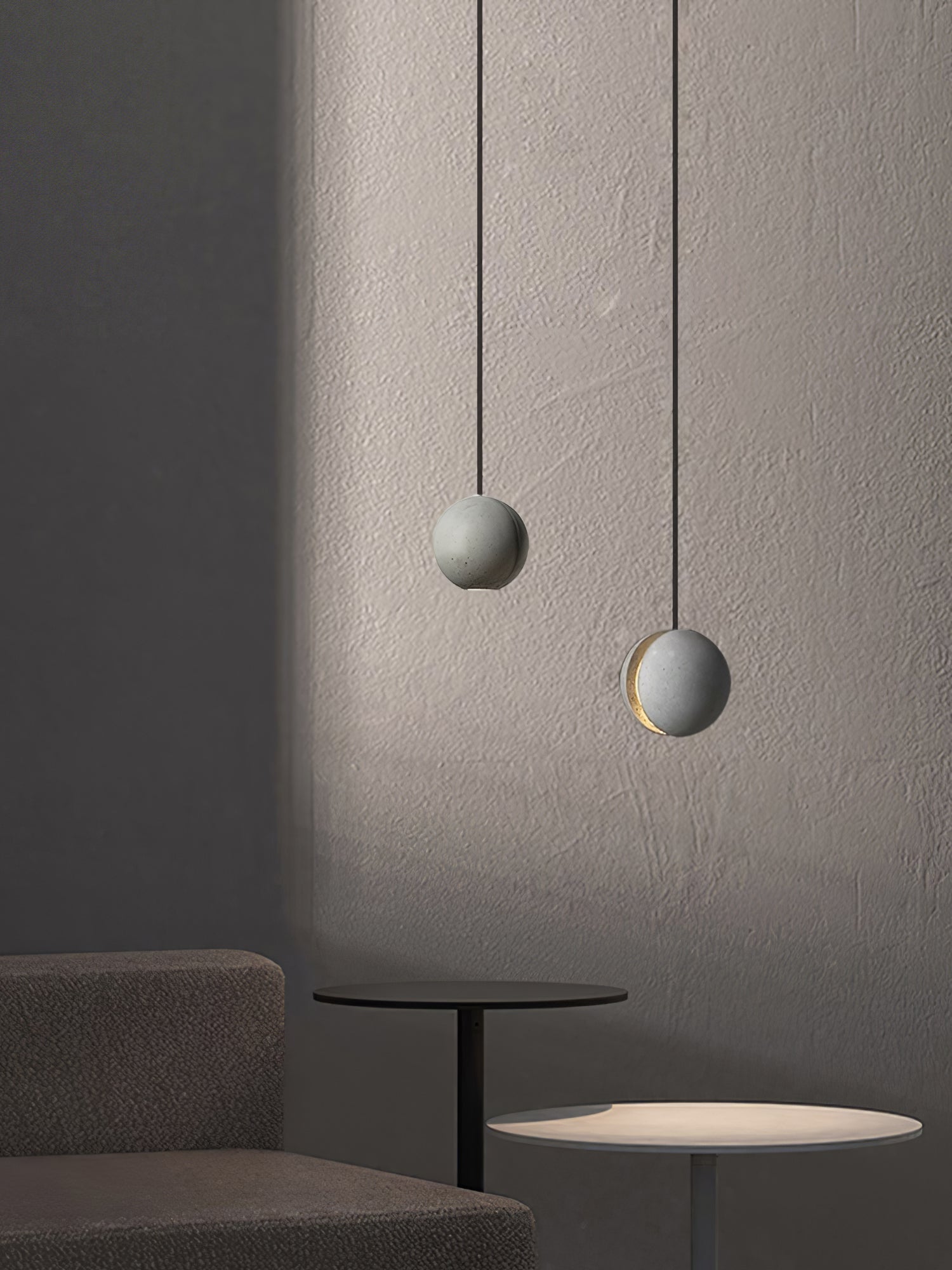 Moon Concrete Pendant Lamp