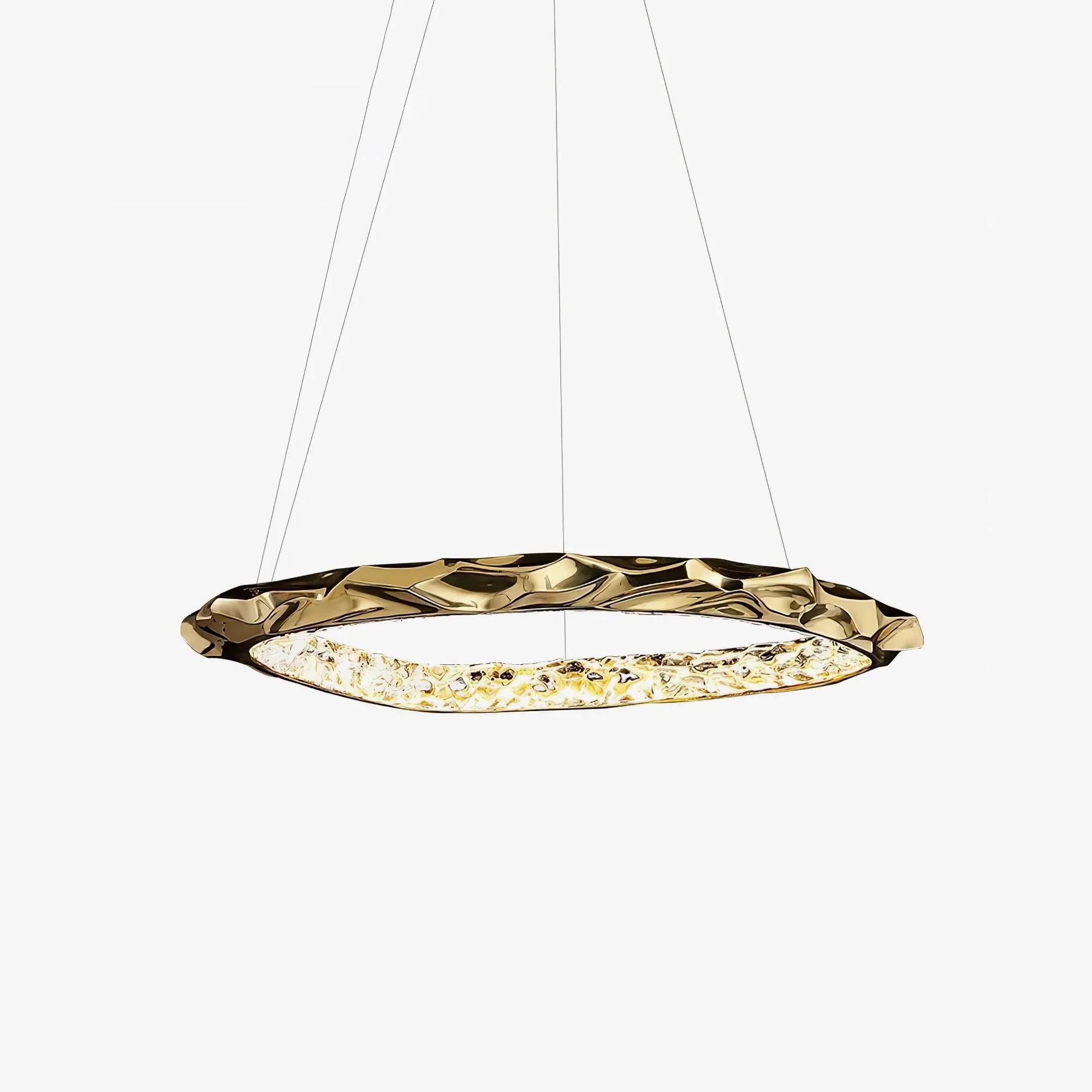 Resin Circlet Brass Pendant Lamp