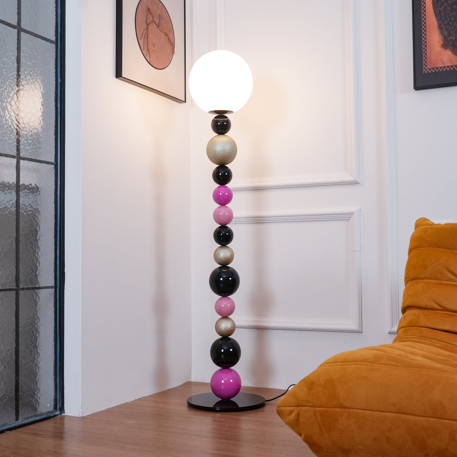 Round Balls Stacking Floor Lamp