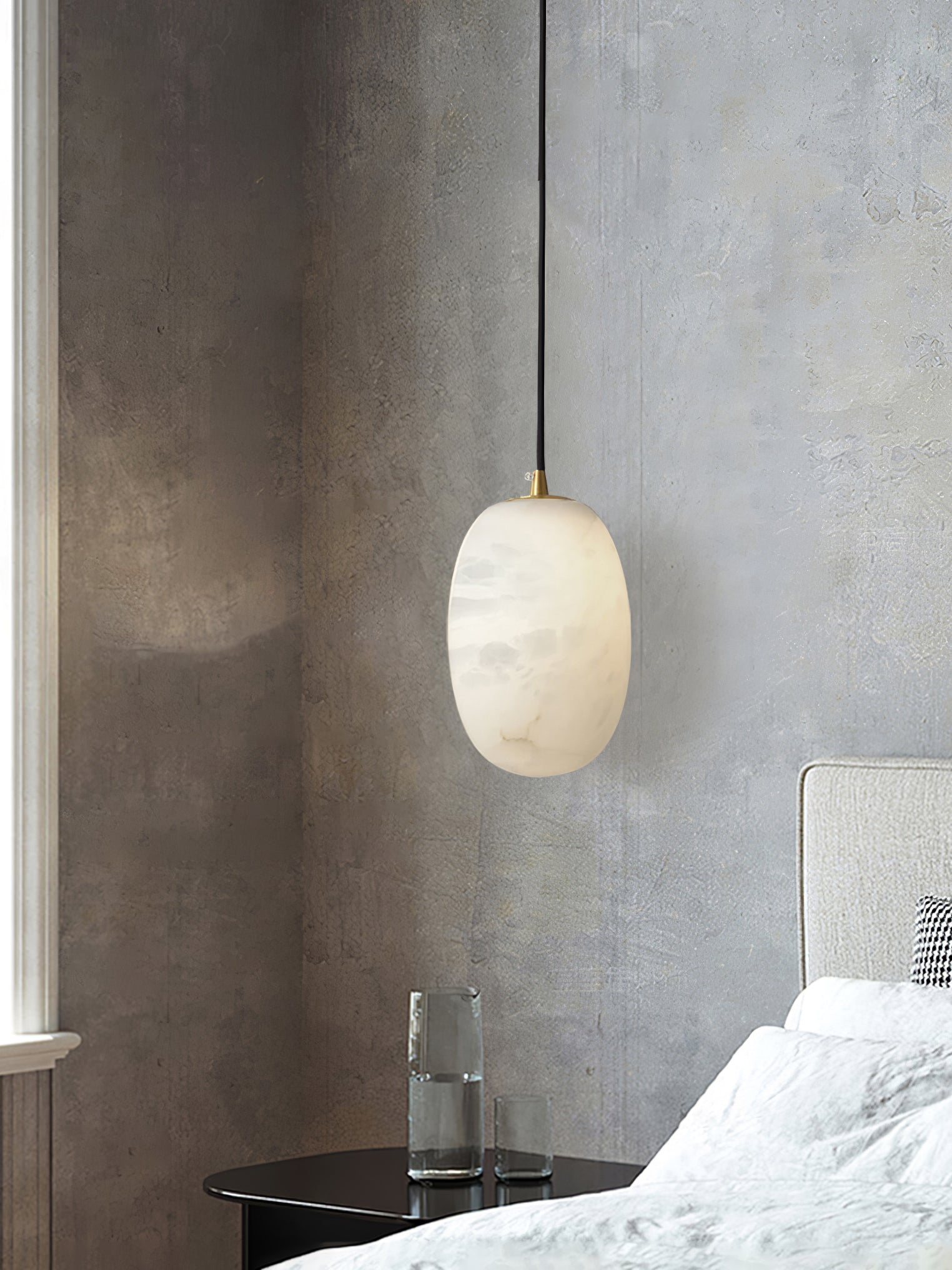 Pebble Alabaster Pendant Lamp