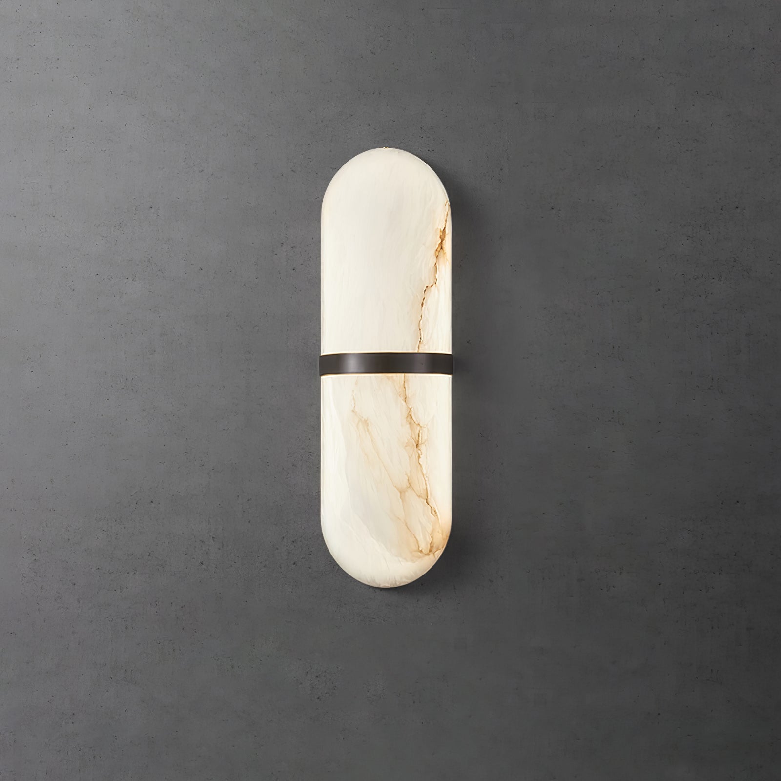 Alabaster Pill Wall Light