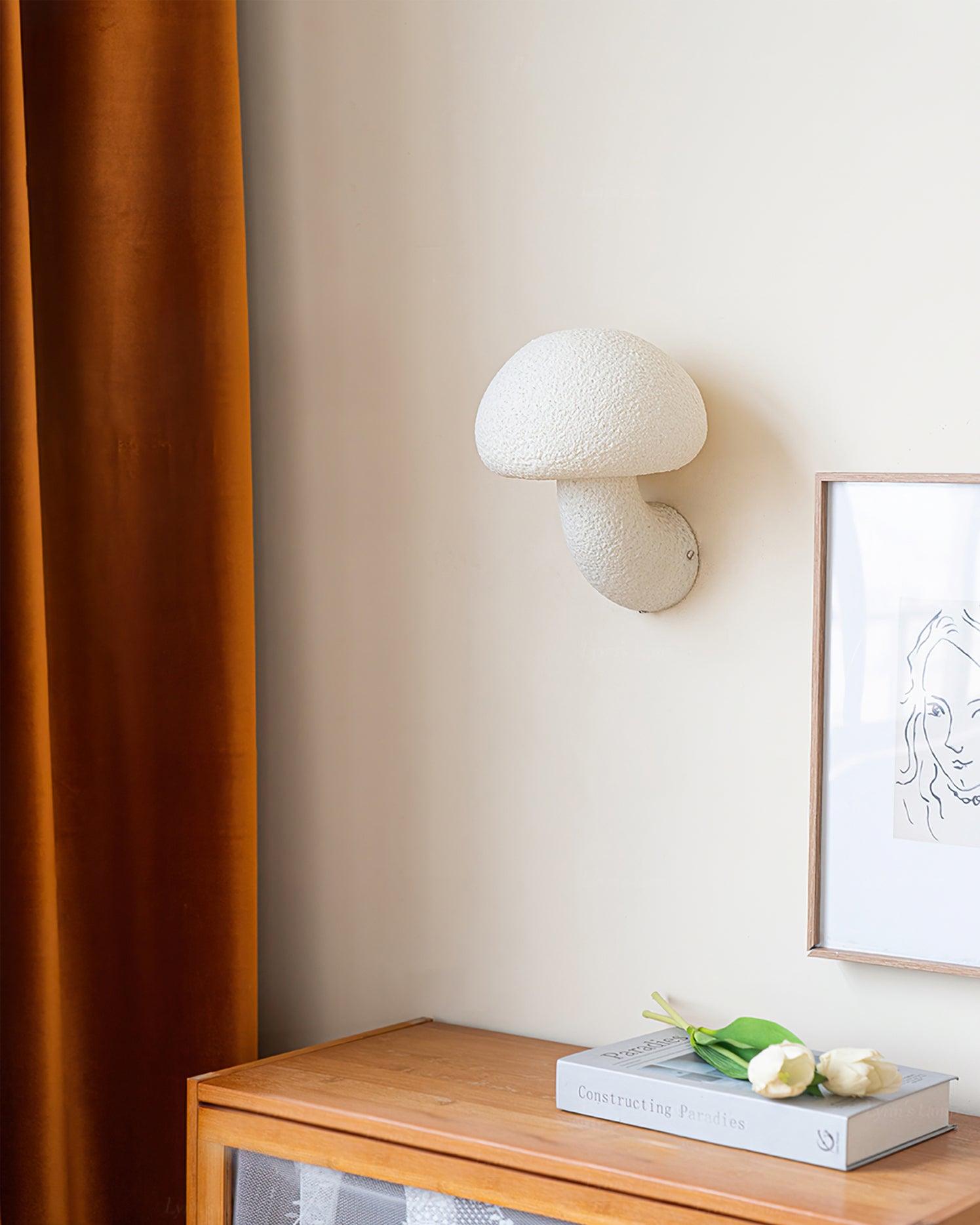 Mushroom Resin Wall Lamp