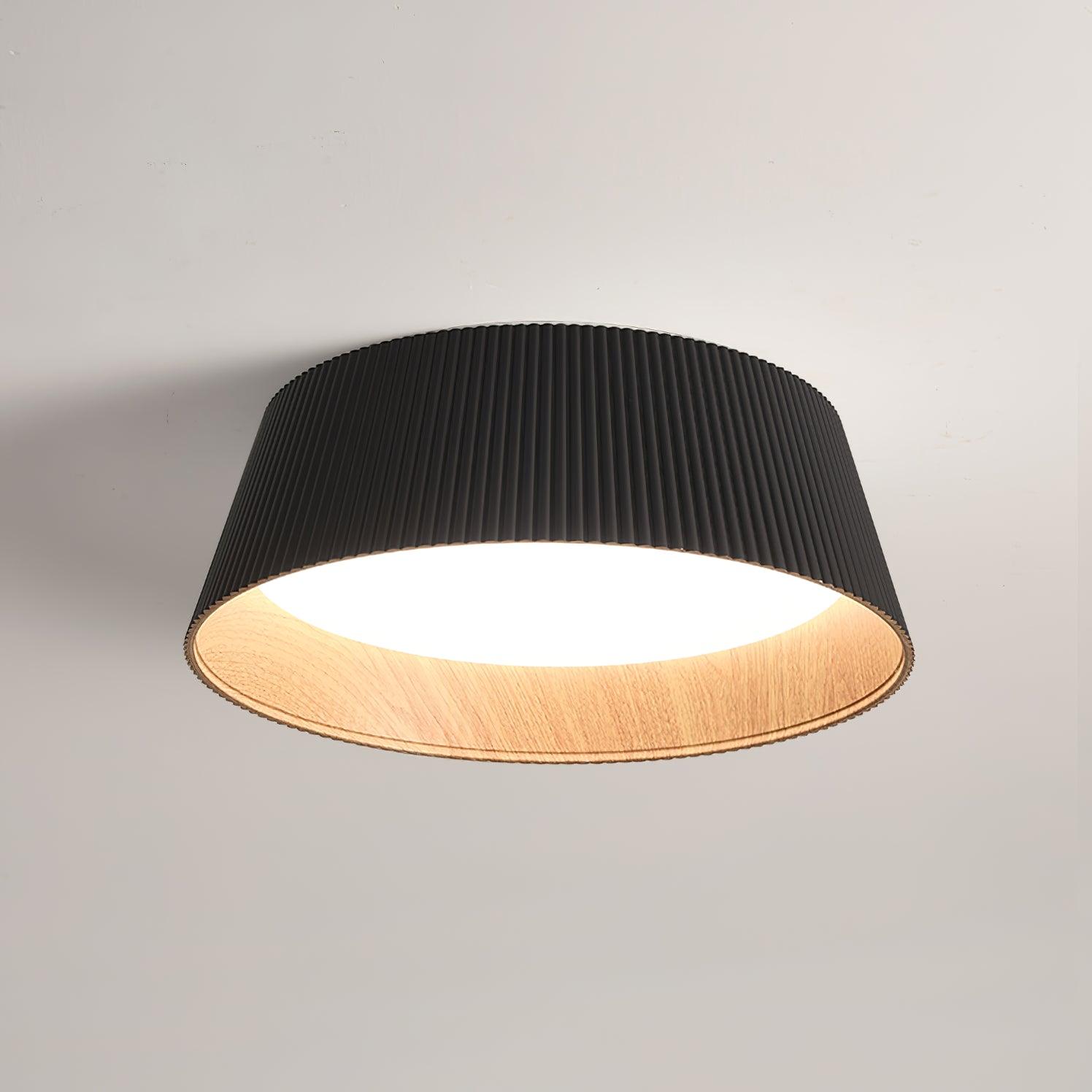 Modern Ribbed Ceiling Light