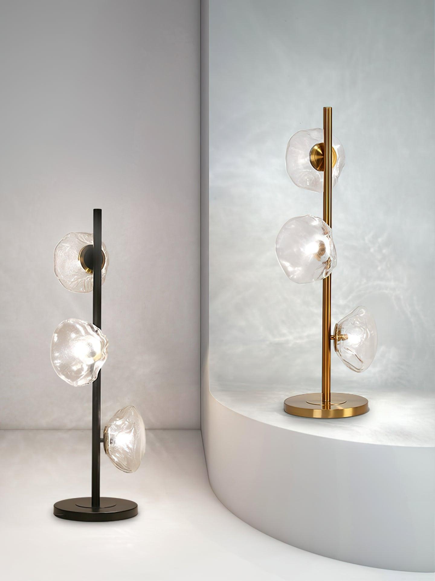 Glass Petals Table Lamp