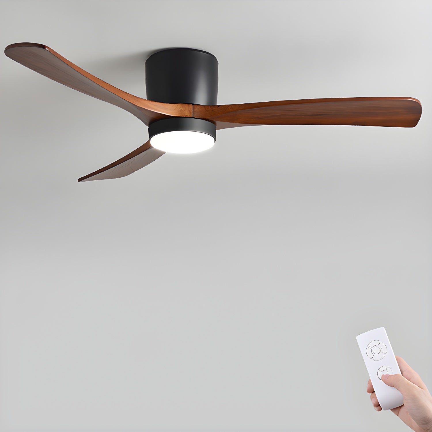 Nordic Wooden 42/48 Ceiling Fan Light