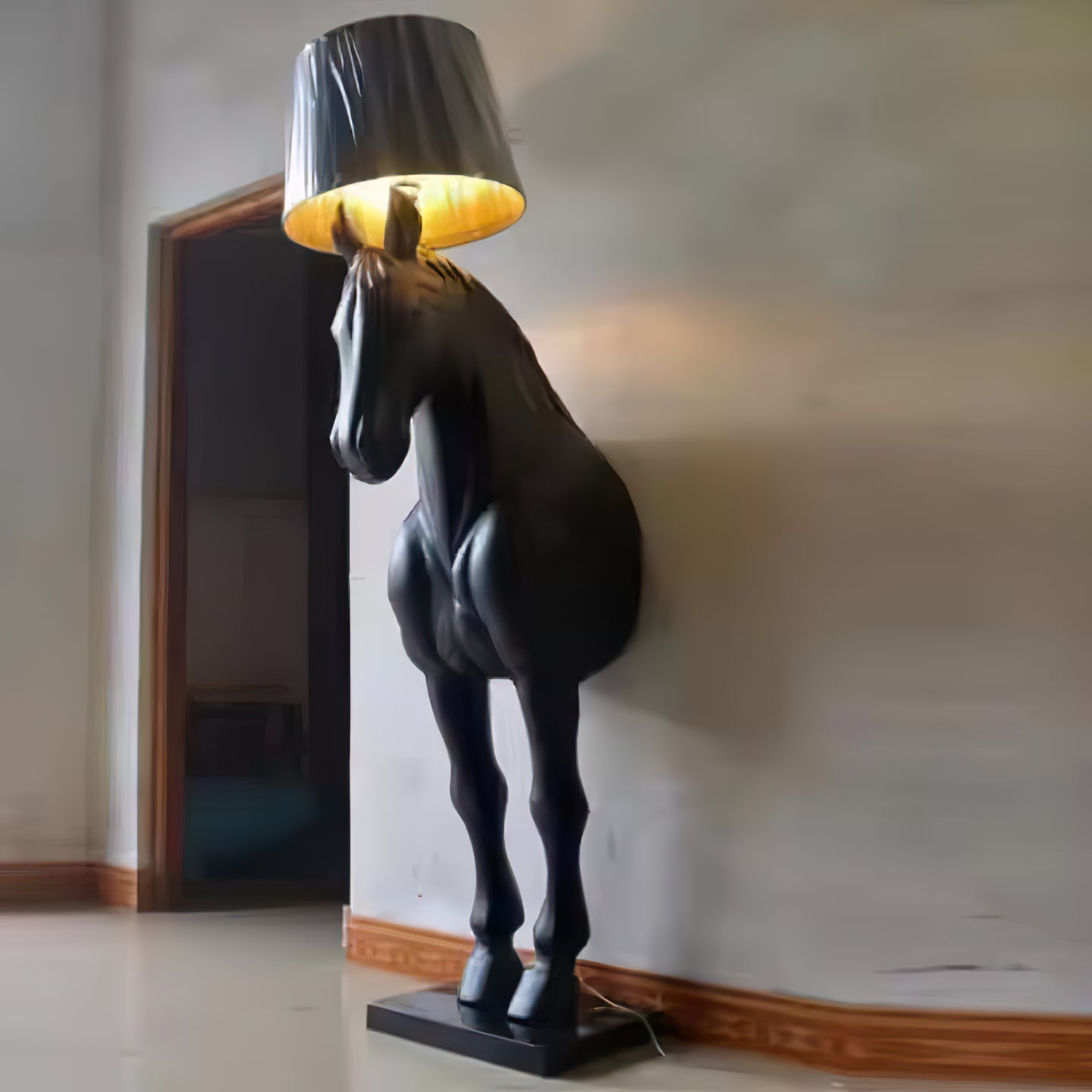 Horse Statue Floor Lamp