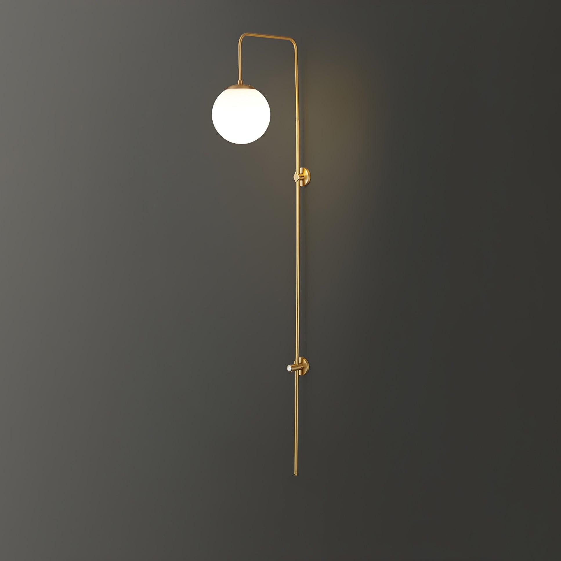 Globe Brass Wall Sconce