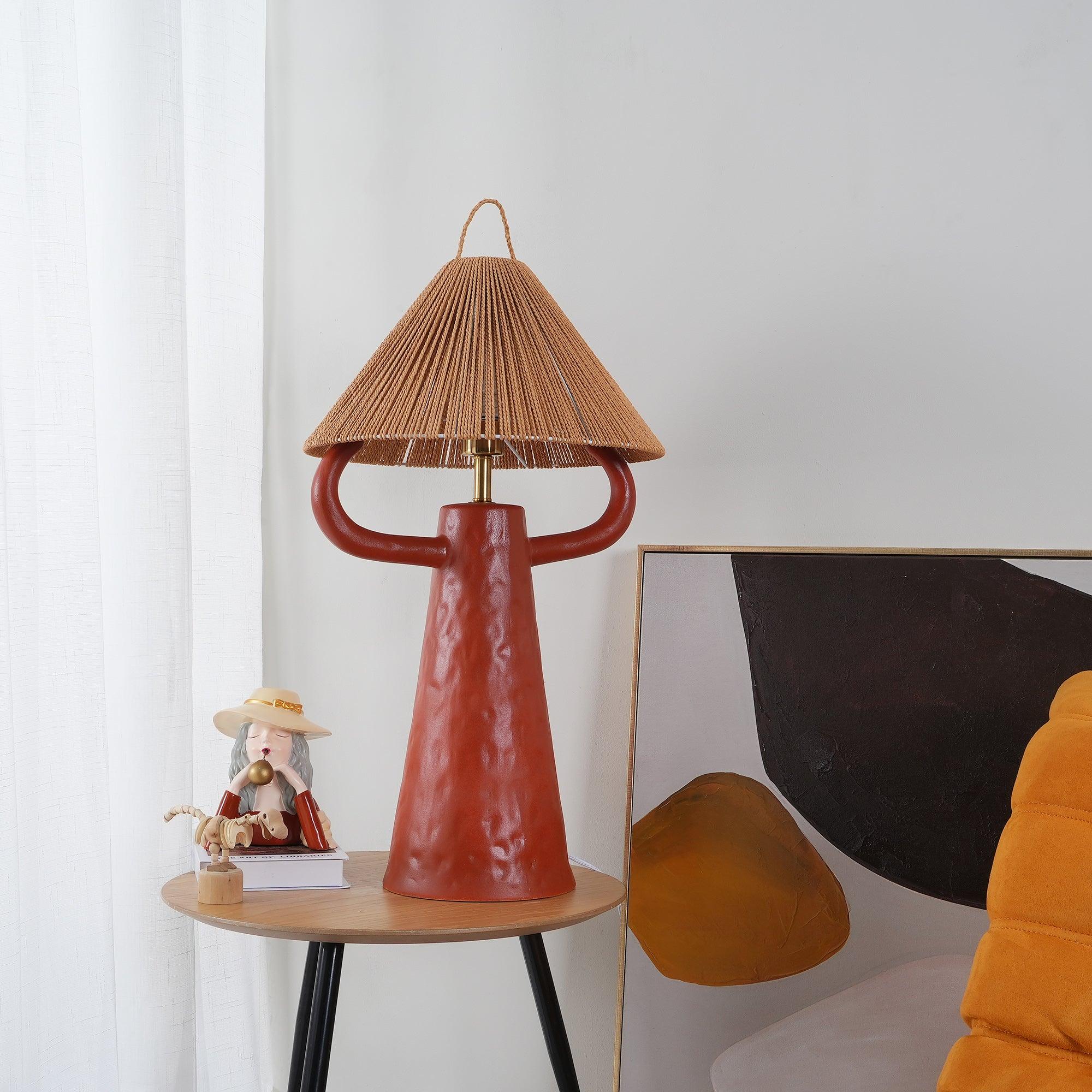 Horns Ceramic Table Lamp