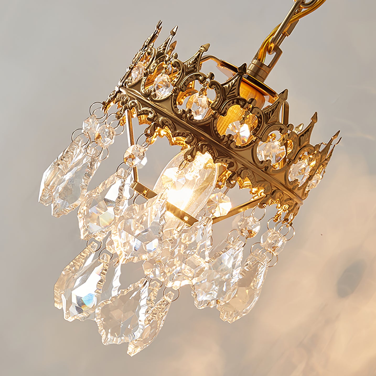 Crystal Crown Sconce