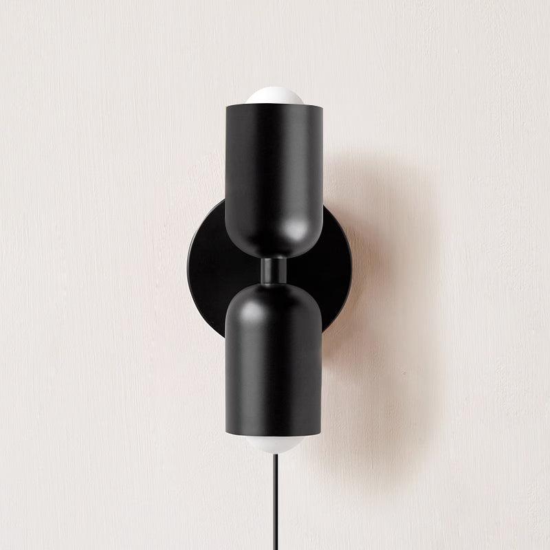 Couleur Double Plug In Wall Lamp