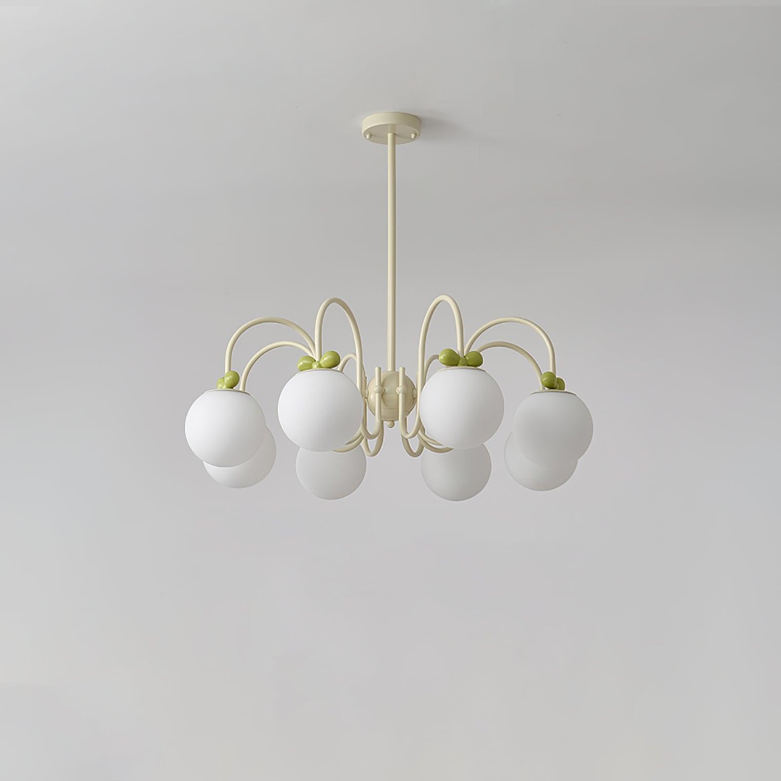 Cream Cherry Chandelier