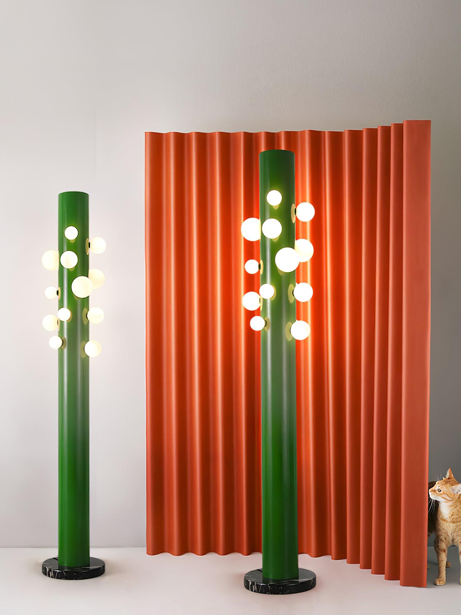 Green Apes Floor Lamp