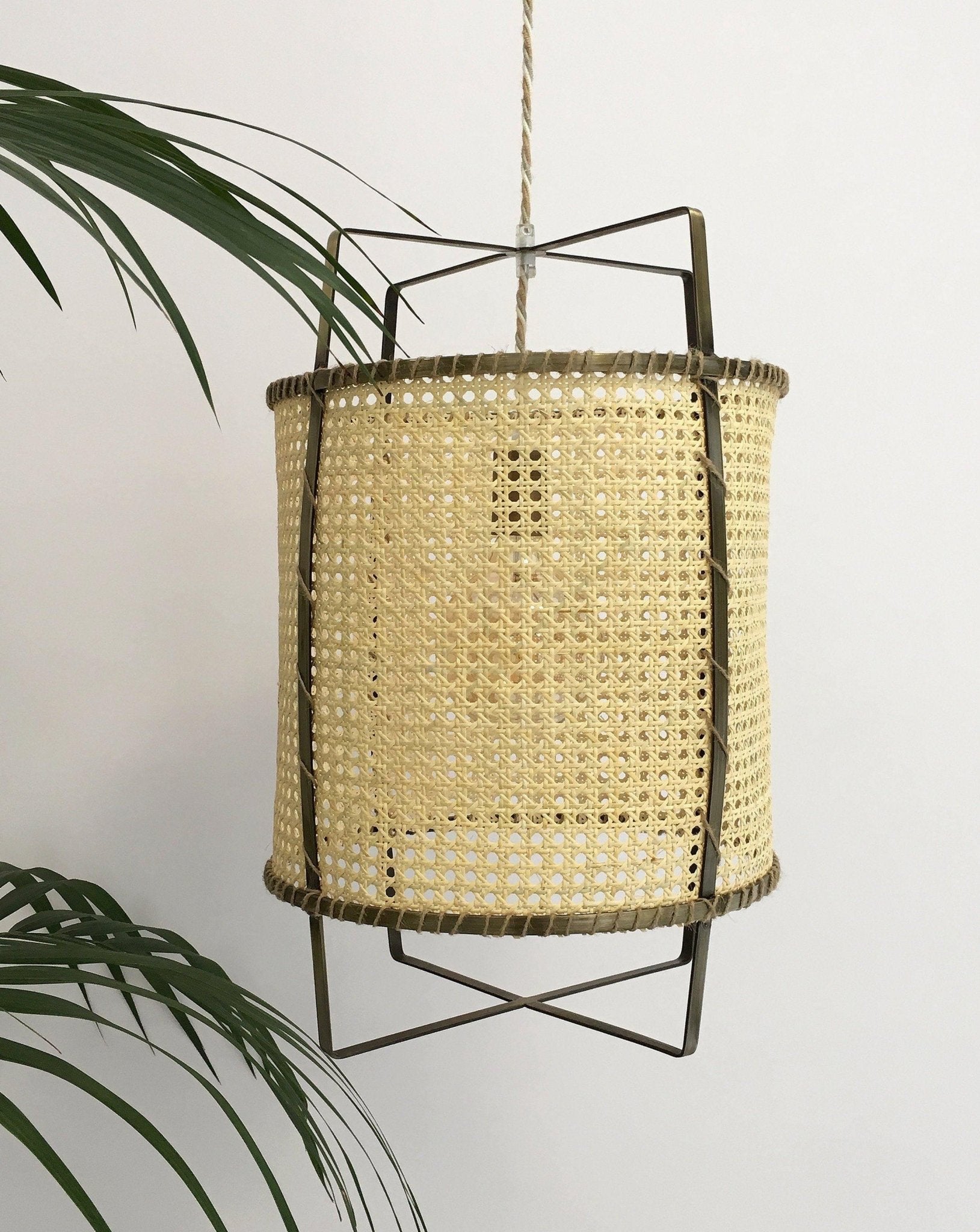 Rattan Cane Pendant Light